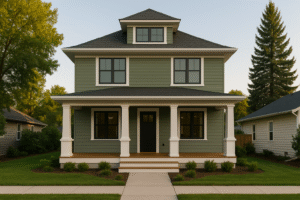 Read more about the article American 4 Sqauare Home Style: History, Design, and Features