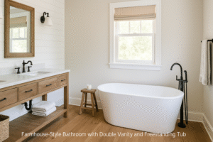 Read more about the article Farmhouse Bathroom Guide: Cozy Style Meets Practical Design