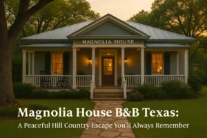 Read more about the article Magnolia House B&B Texas: A Peaceful Hill Country Escape You’ll Always Remember
