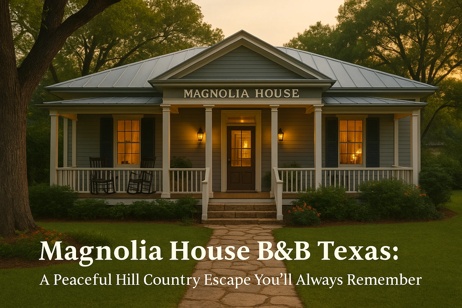 You are currently viewing Magnolia House B&B Texas: A Peaceful Hill Country Escape You’ll Always Remember