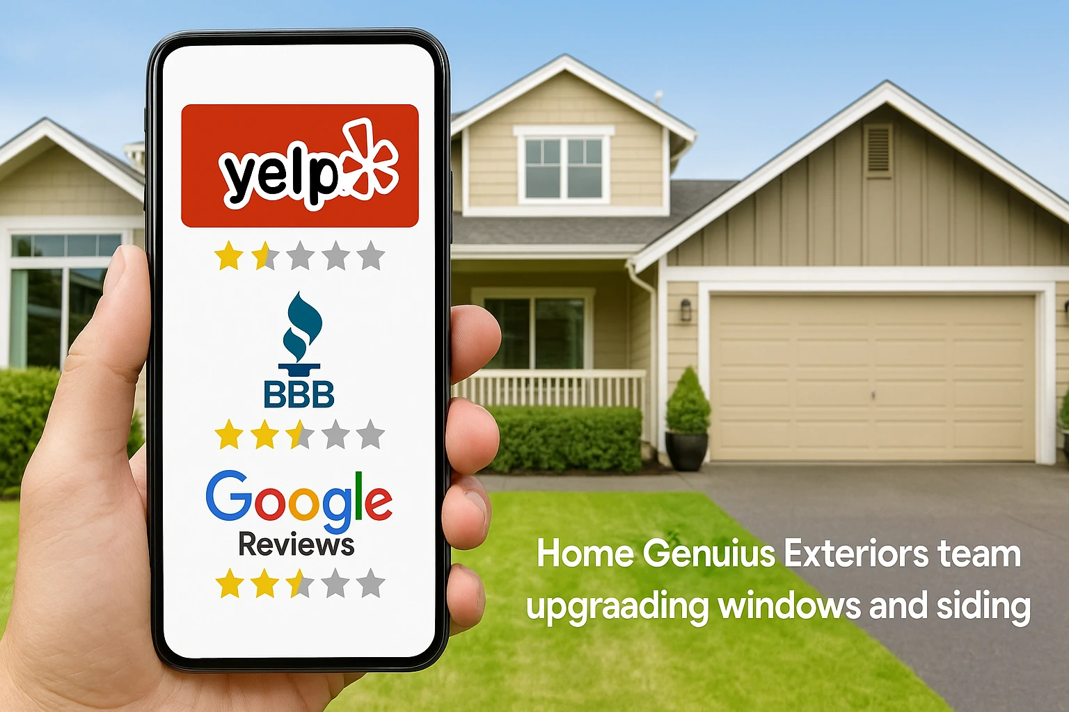 A person sitting at a desk reading customer reviews on a laptop, showing concern and curiosity.