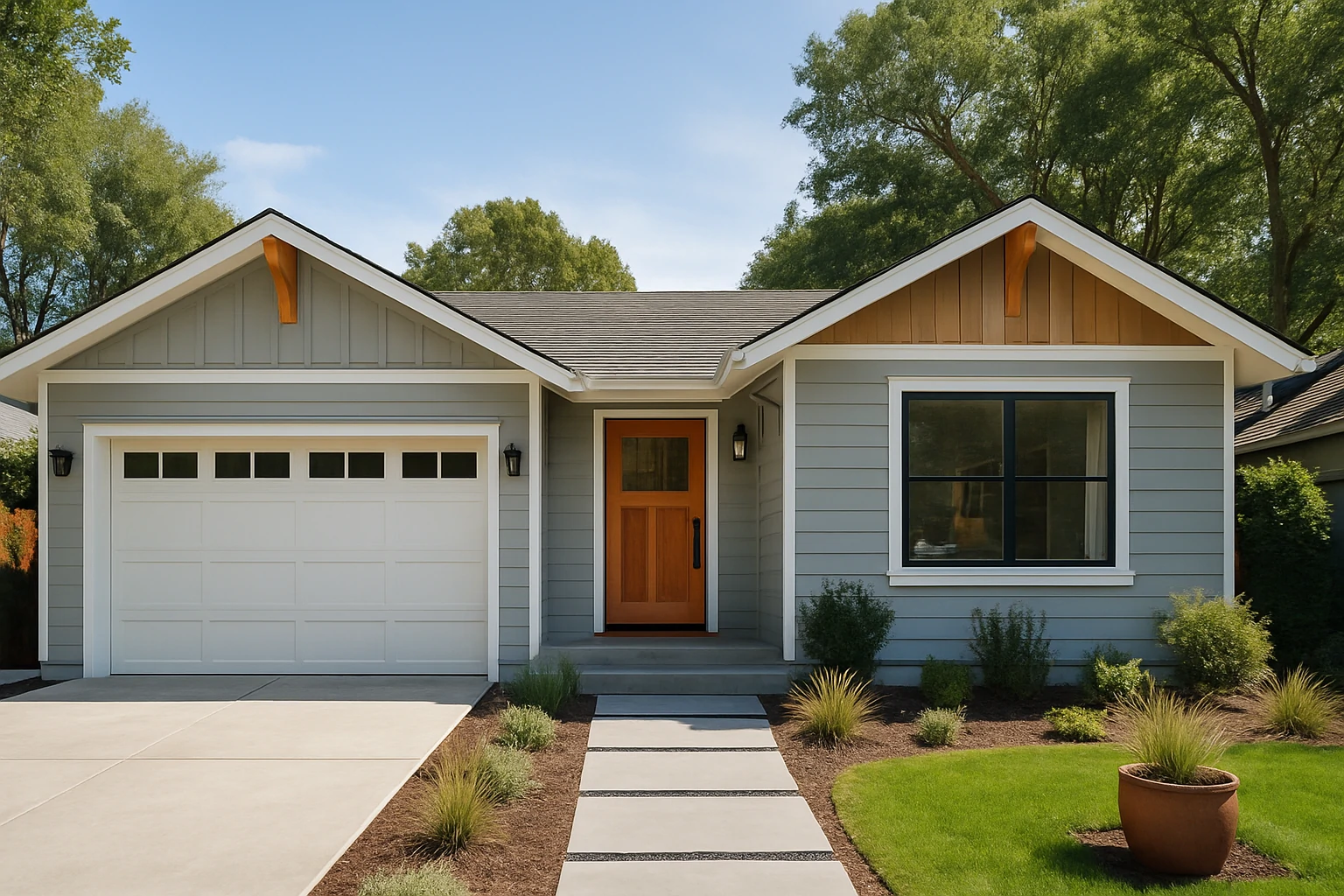 Remodeled home in Placerville California with modern exterior and updated design