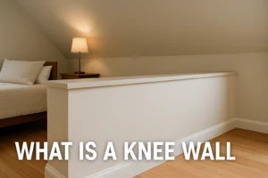 Read more about the article What Is a Knee Wall? Full Homeowner’s Guide with Uses, Benefits, and Real Examples